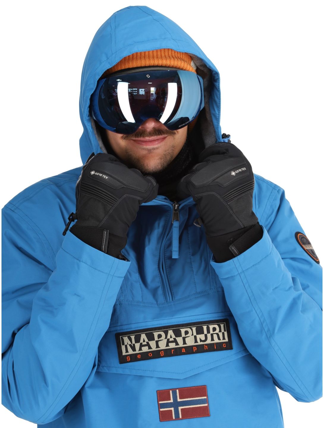 Napapijri, Rainforest Winter 3 anorak d'hiver hommes Blue Sapphire bleu 