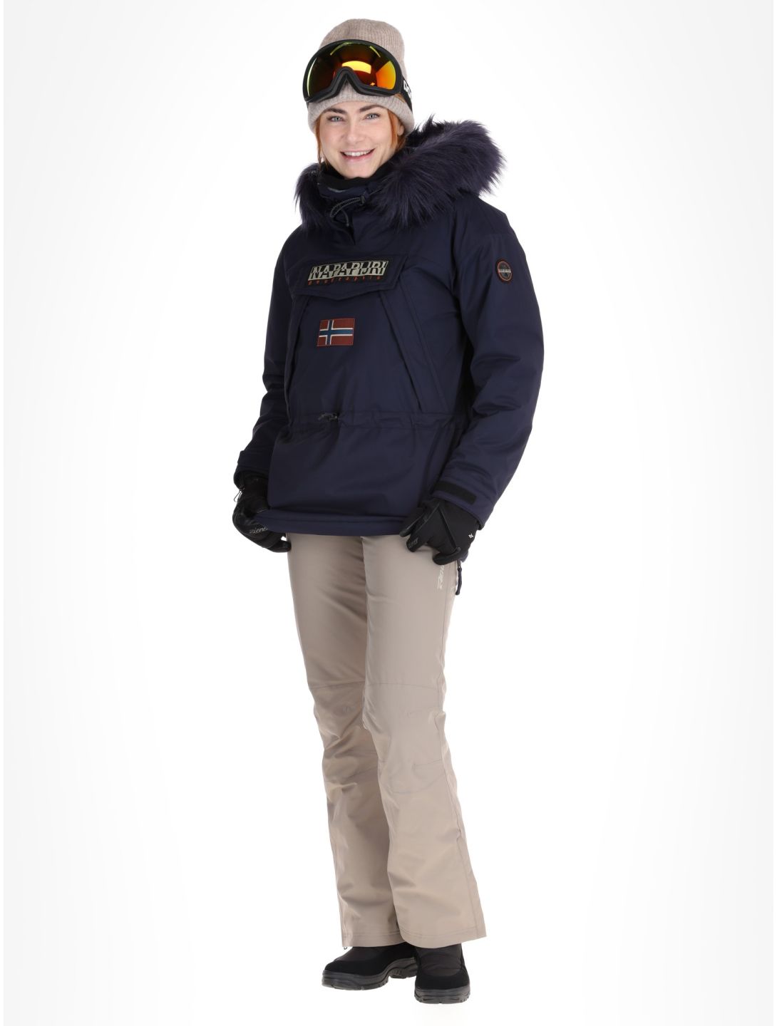 Napapijri, Skidoo W 2.0 anorak d'hiver femmes Blue Marine bleu 