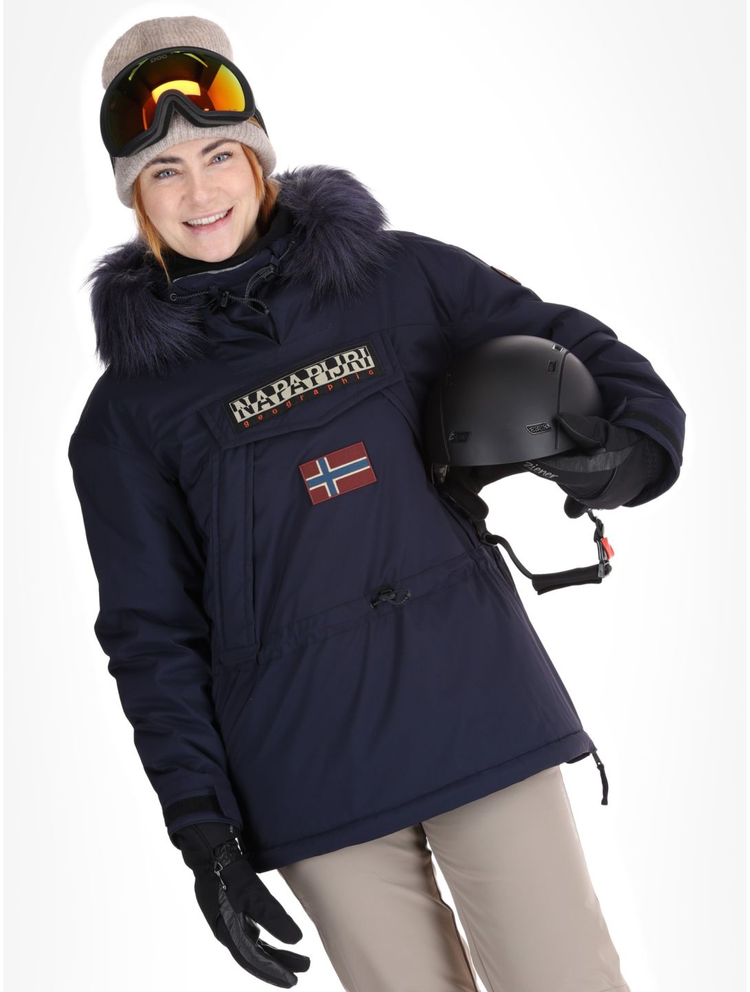 Napapijri, Skidoo W 2.0 anorak d'hiver femmes Blue Marine bleu 