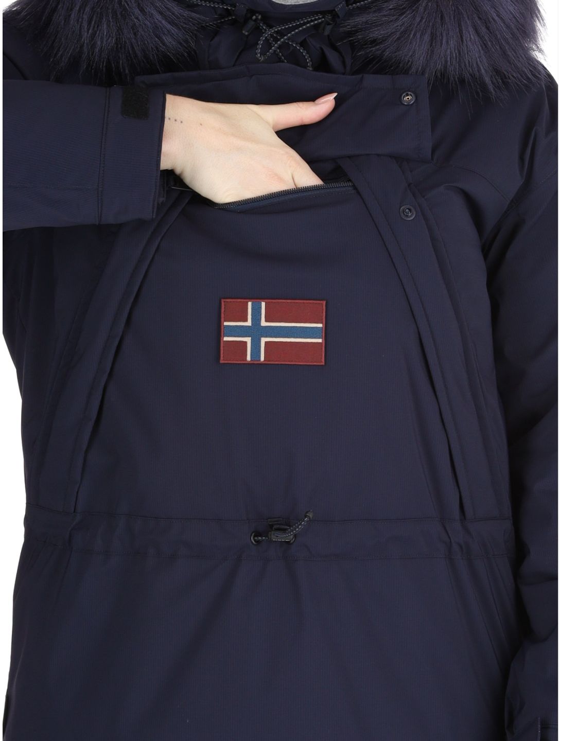 Napapijri, Skidoo W 2.0 anorak d'hiver femmes Blue Marine bleu 