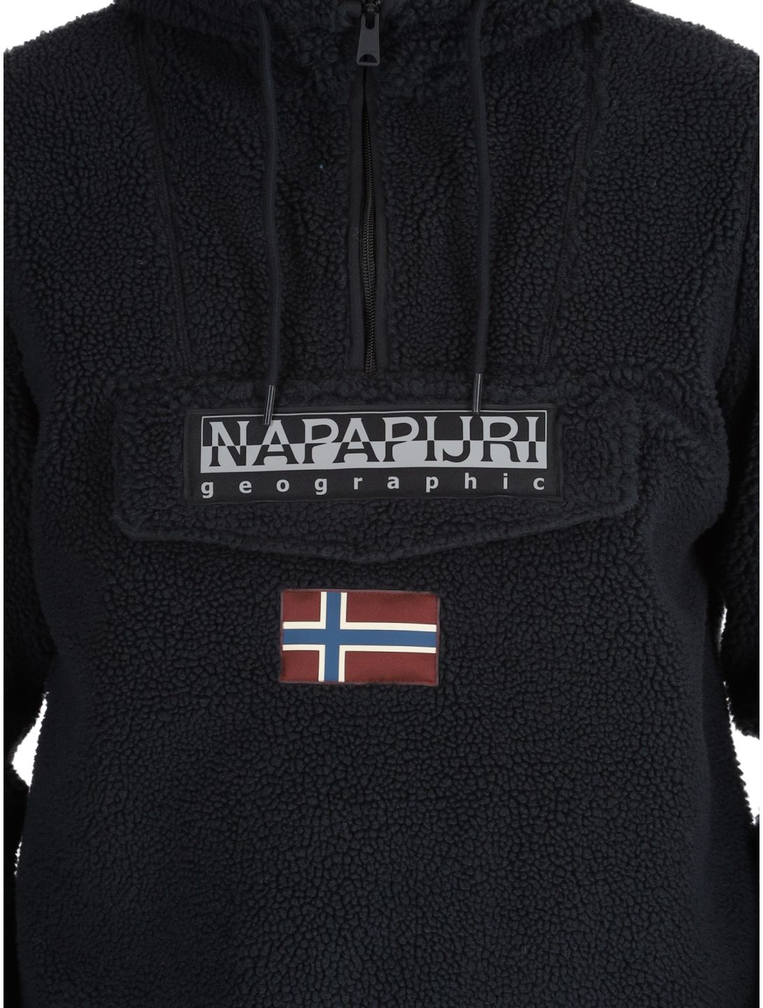 Napapijri, T-Burgee Curly pull hommes Black noir 