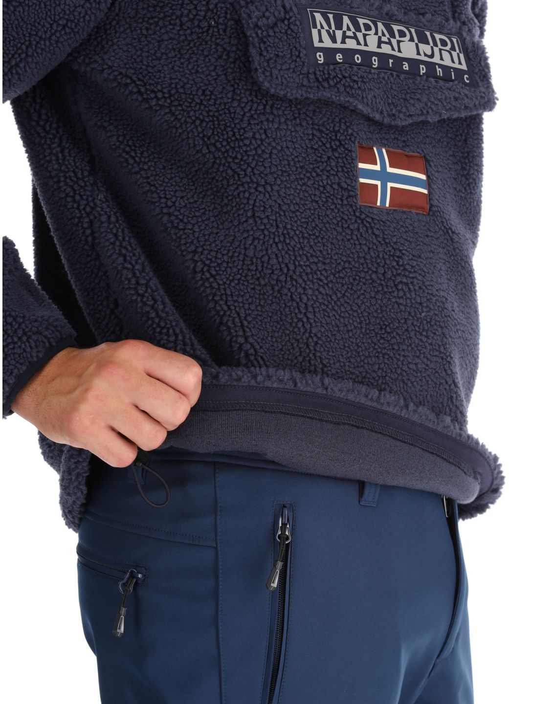 Napapijri, T-Burgee Curly pull hommes Blue Marine bleu 