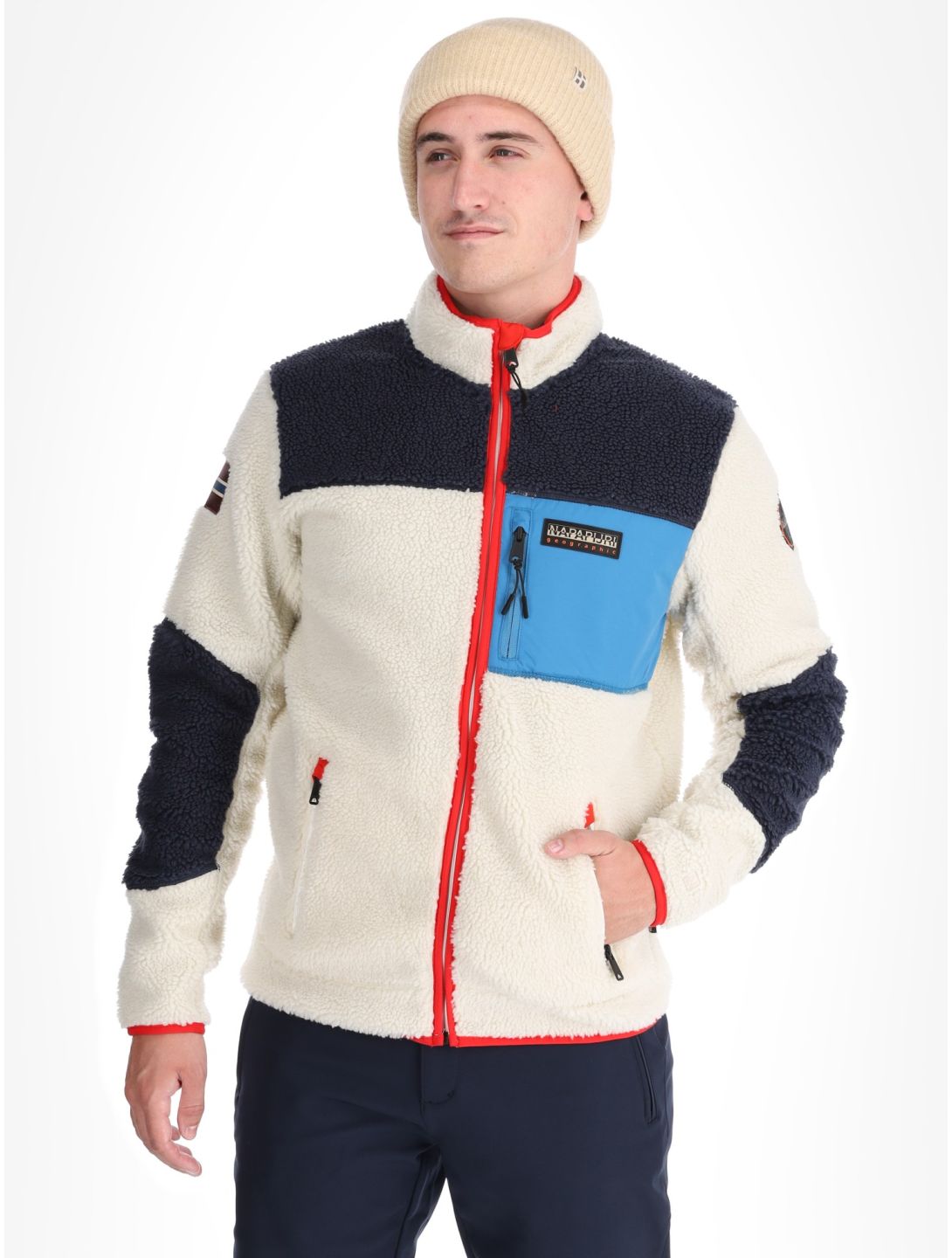 Napapijri, Yupik FZ 3 gilet hommes Beige Dimity beige 