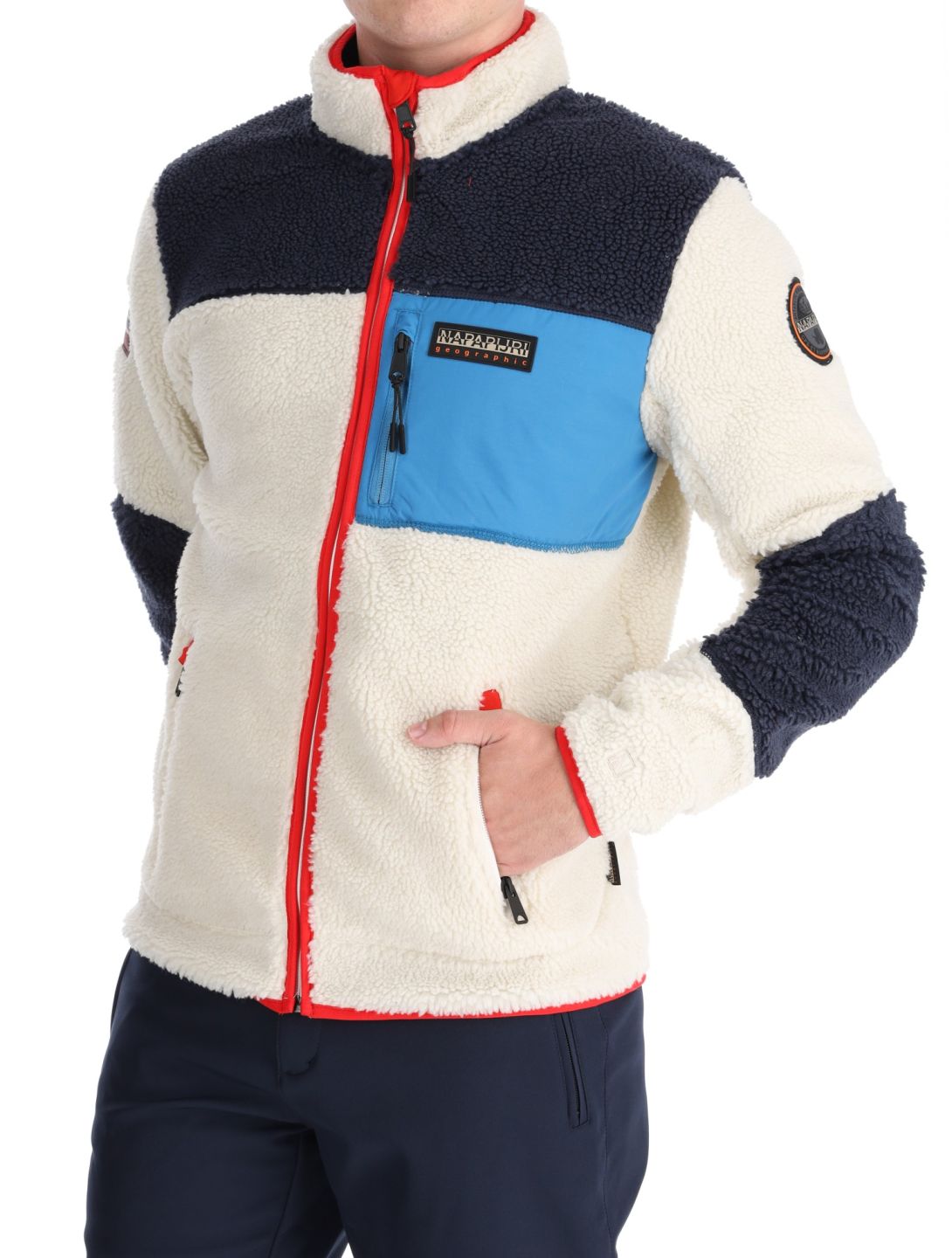 Napapijri, Yupik FZ 3 gilet hommes Beige Dimity beige 