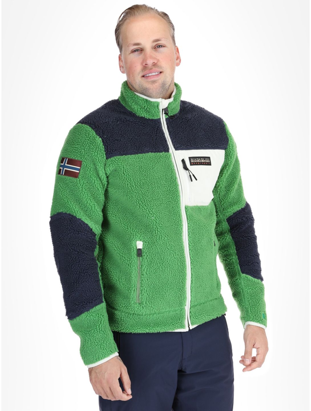 Napapijri, Yupik FZ 3 gilet hommes Kelly Green vert 