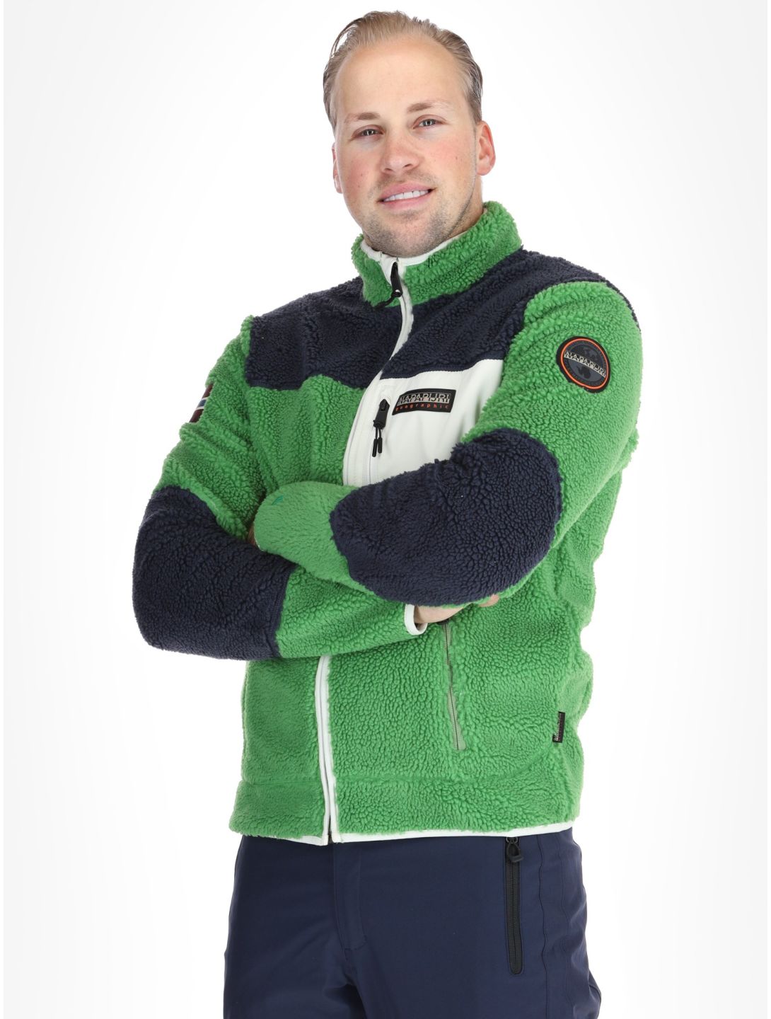 Napapijri, Yupik FZ 3 gilet hommes Kelly Green vert 