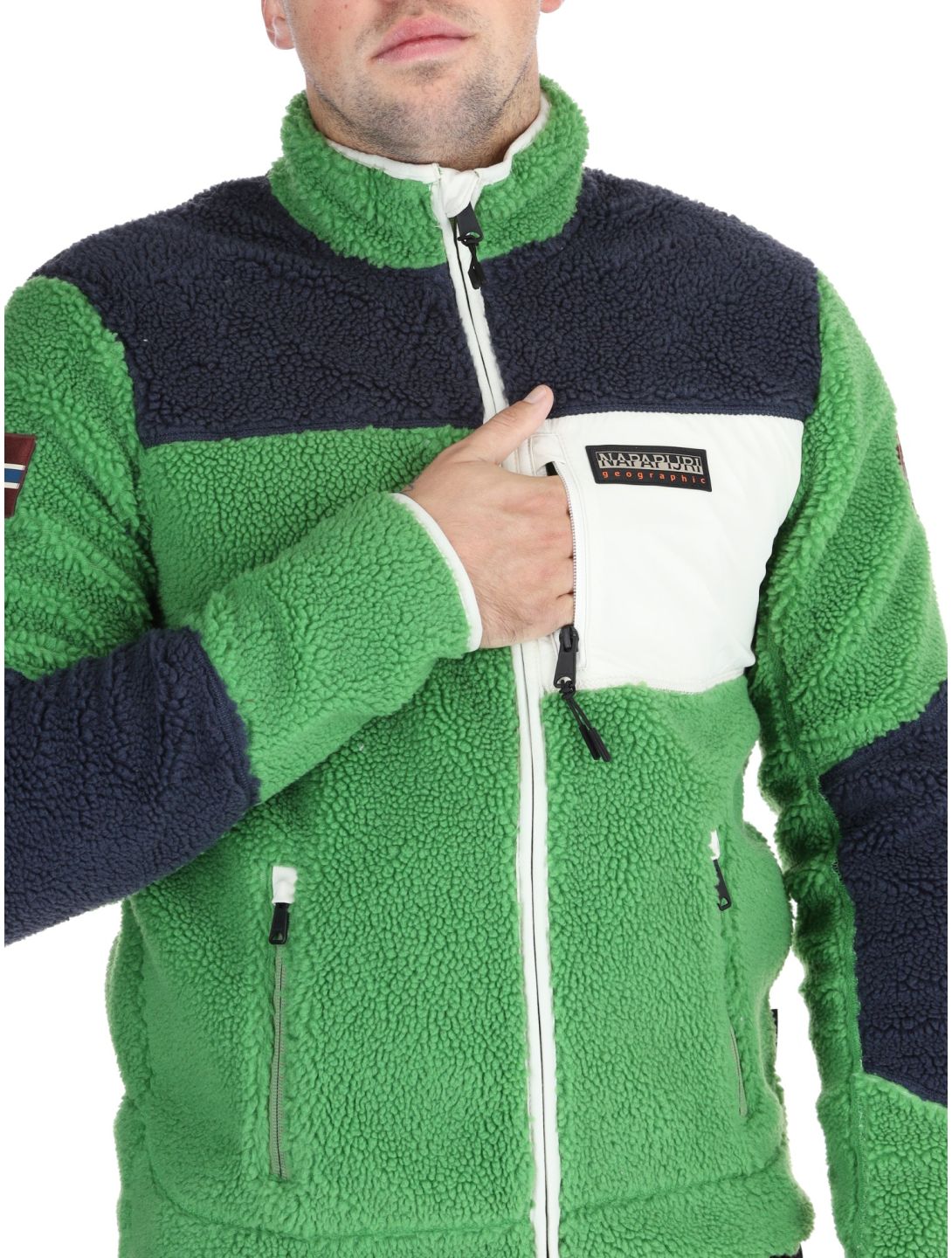 Napapijri, Yupik FZ 3 gilet hommes Kelly Green vert 