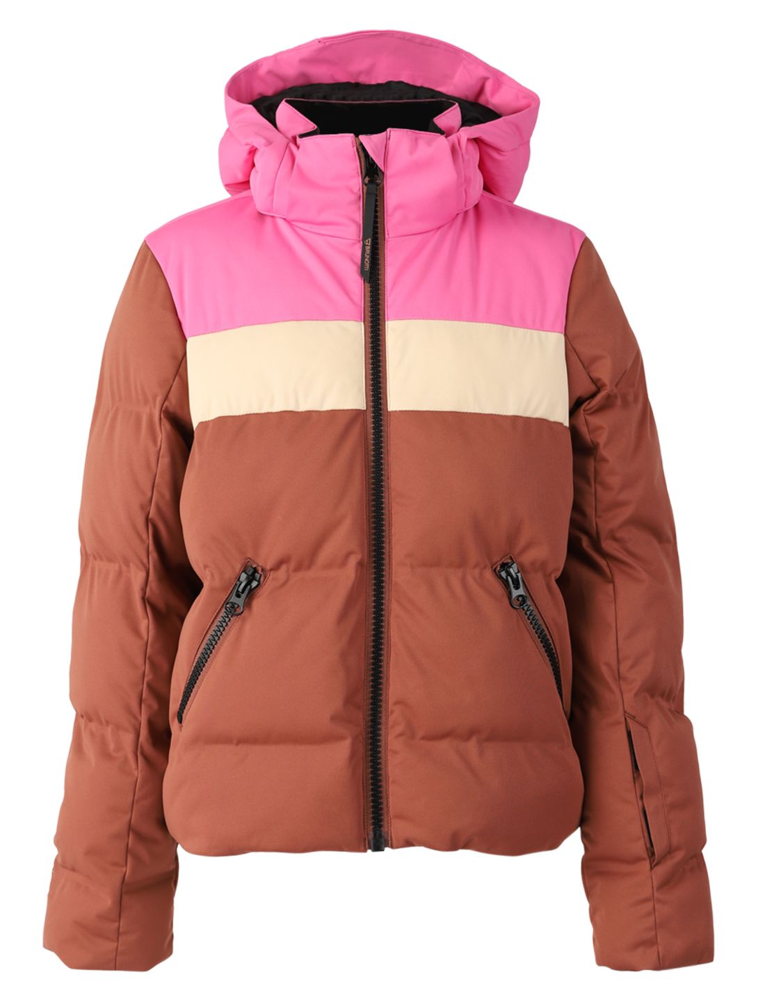 Brunotti Niagony veste de ski enfants Mahoganny brun rose