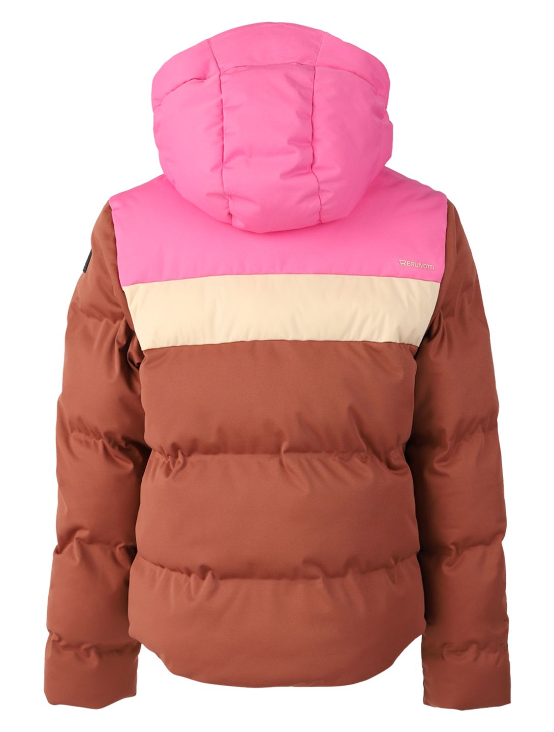 Brunotti, Niagony veste de ski enfants Mahoganny brun, rose 