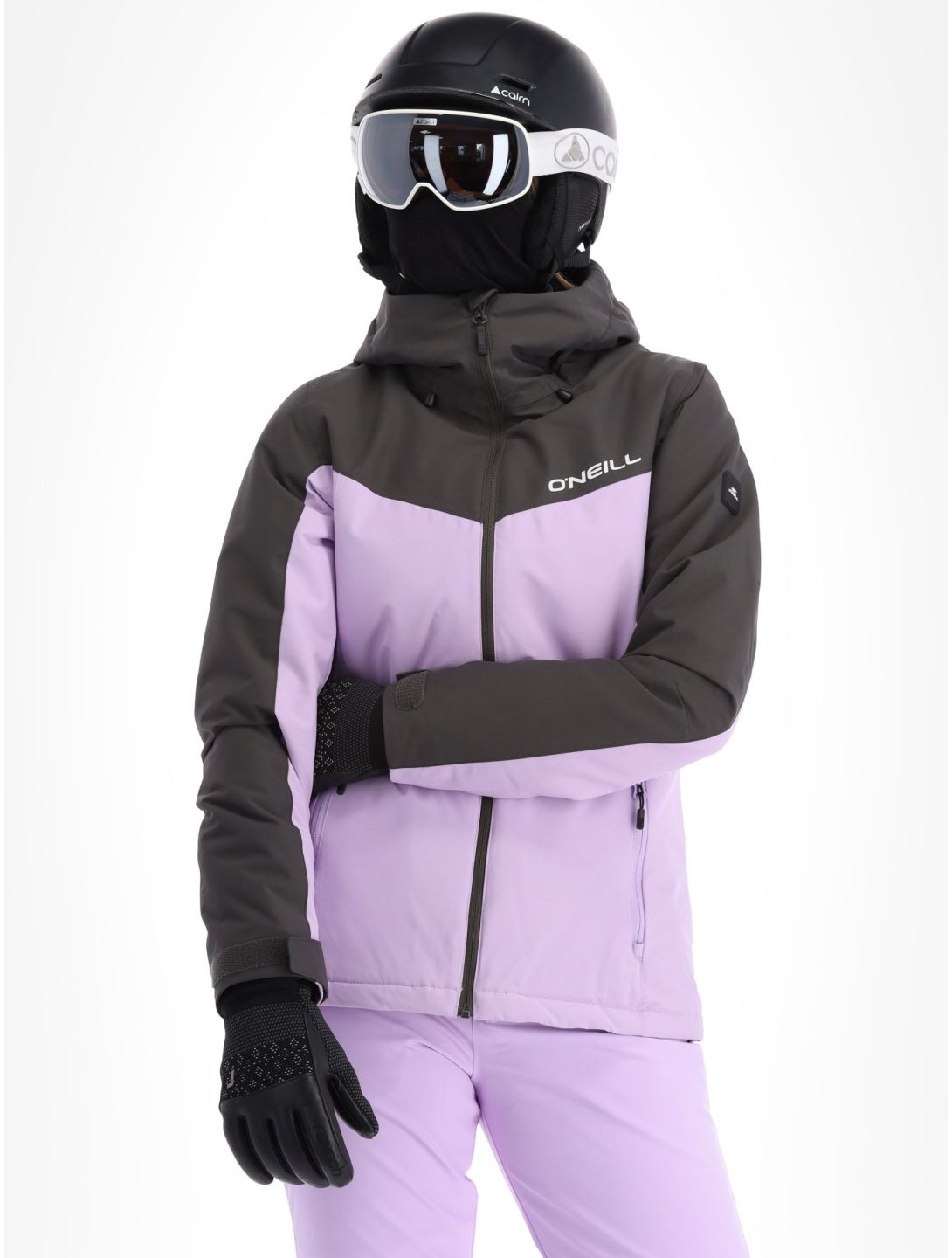 O'Neill, Aplite veste de ski femmes Raven Colour Block gris, rose 