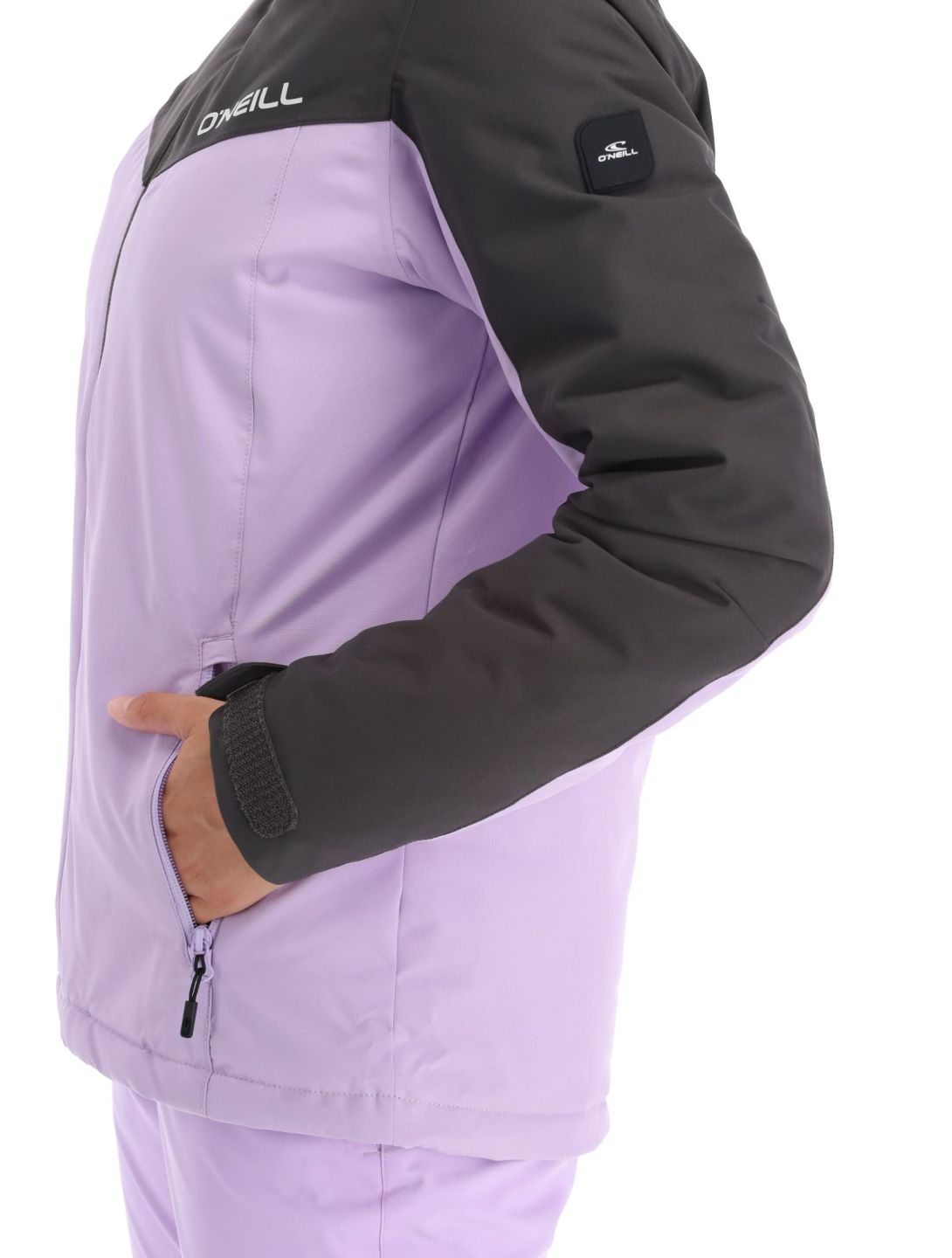 O'Neill, Aplite veste de ski femmes Raven Colour Block gris, rose 