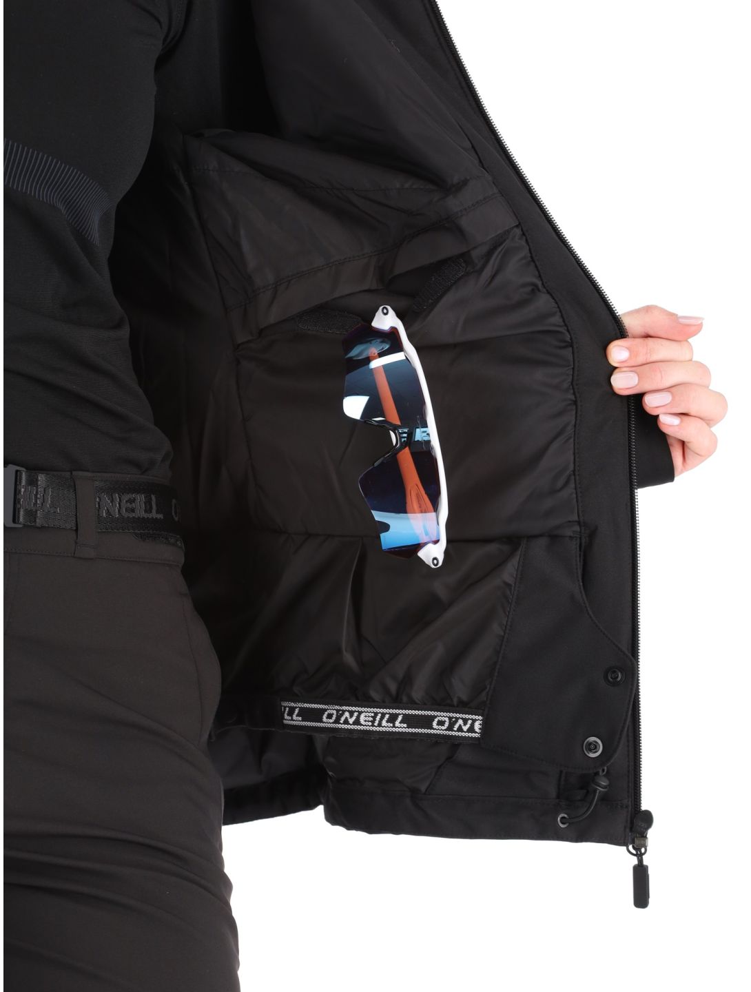 O'Neill, Aplite Snow veste de ski femmes Black Out noir 