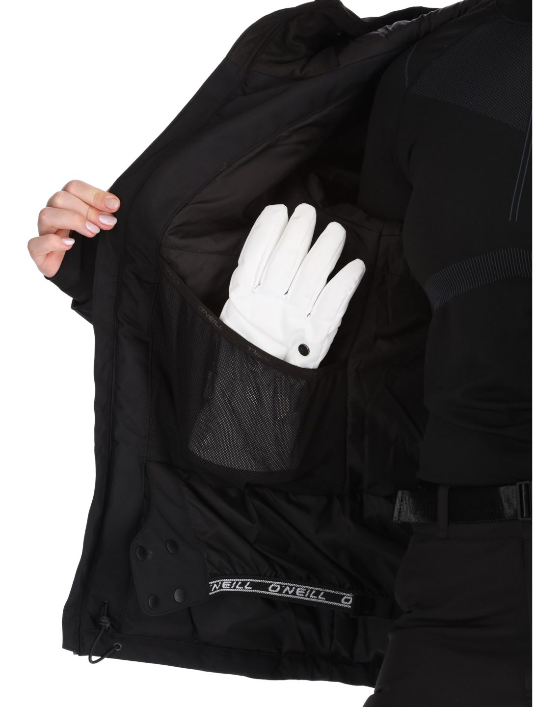 O'Neill, Aplite Snow veste de ski femmes Black Out noir 