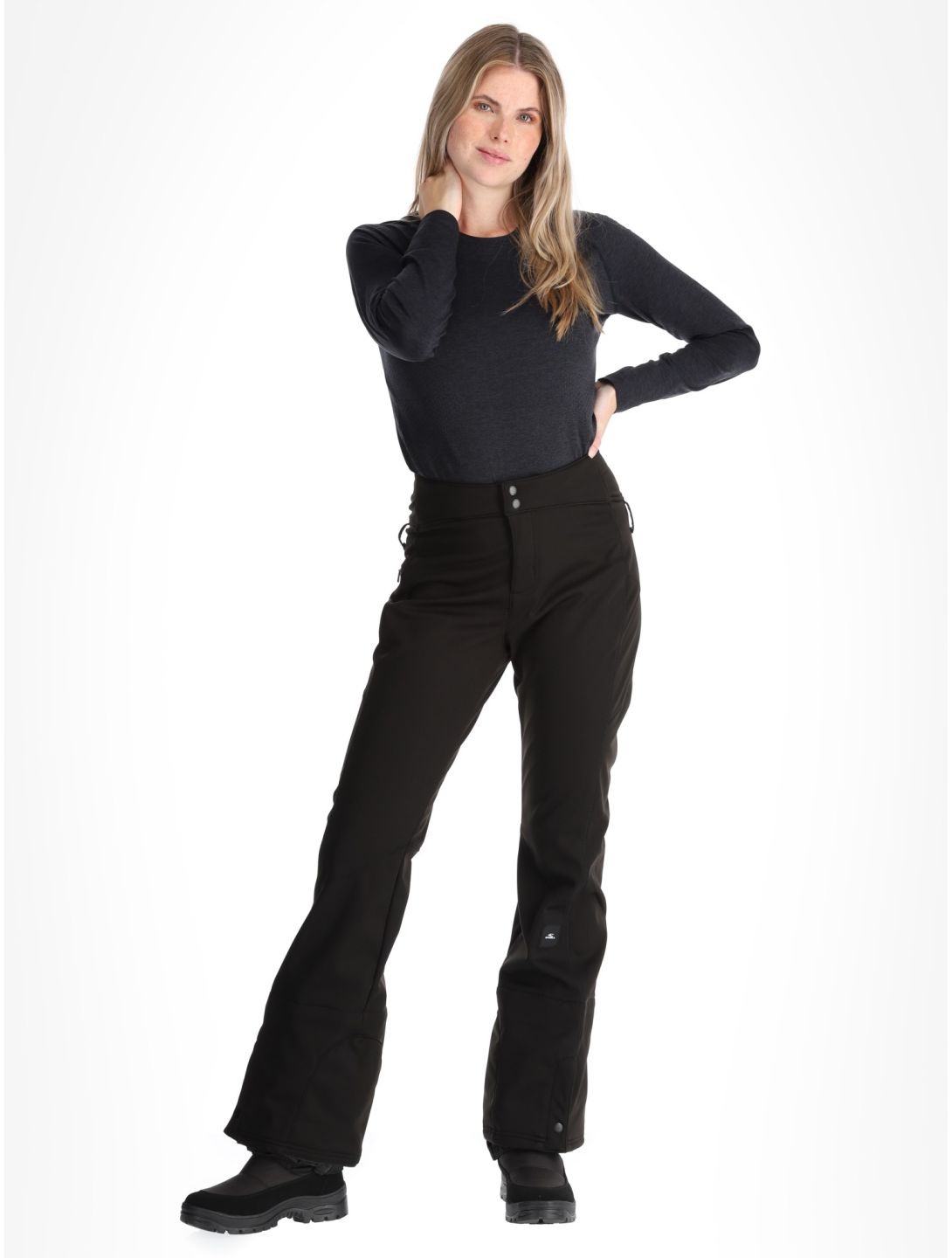 O'Neill, Blessed Softshell Hybdrid Skinny pantalon de ski en softshell femmes Black Out noir 