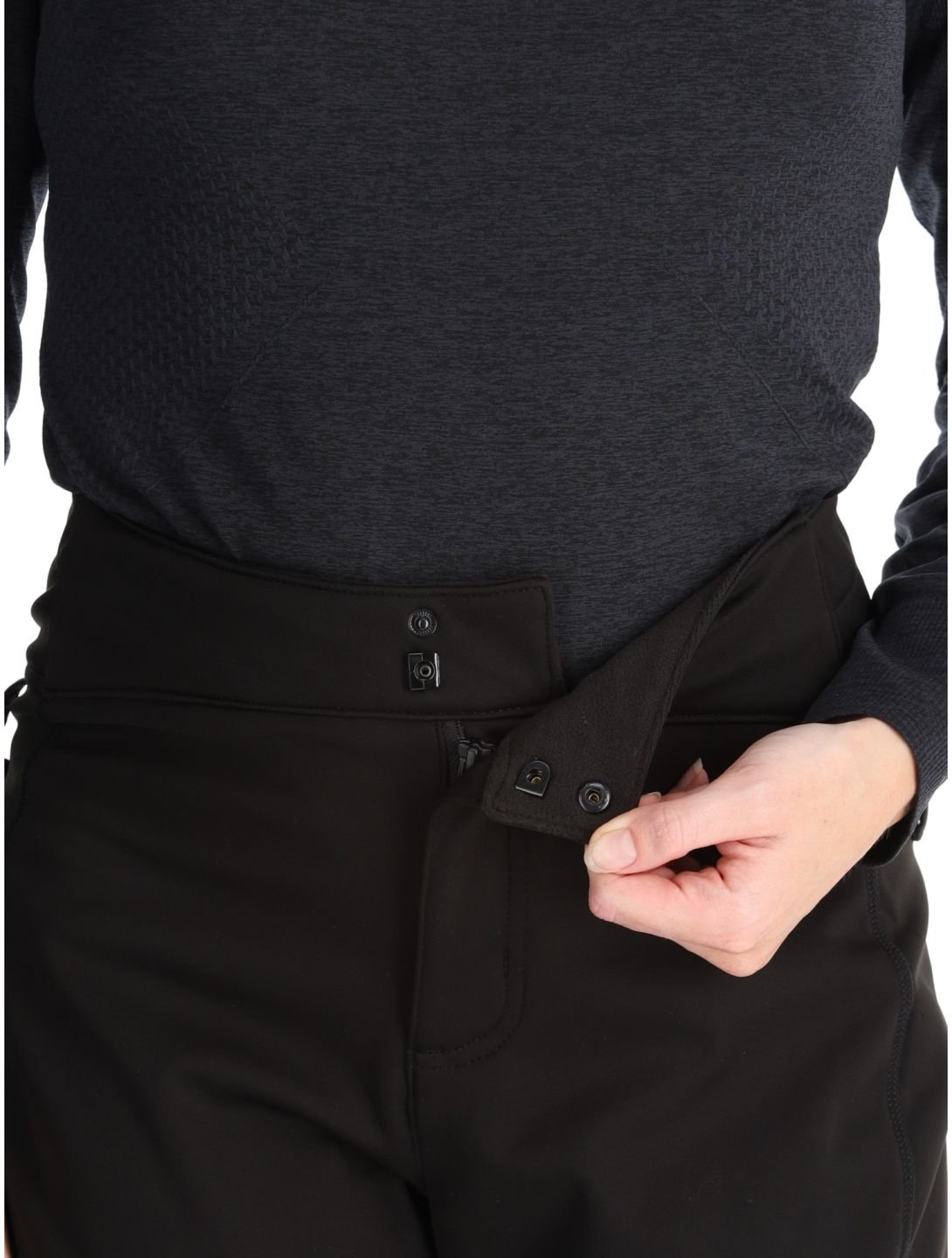 O'Neill, Blessed Softshell Hybdrid Skinny pantalon de ski en softshell femmes Black Out noir 