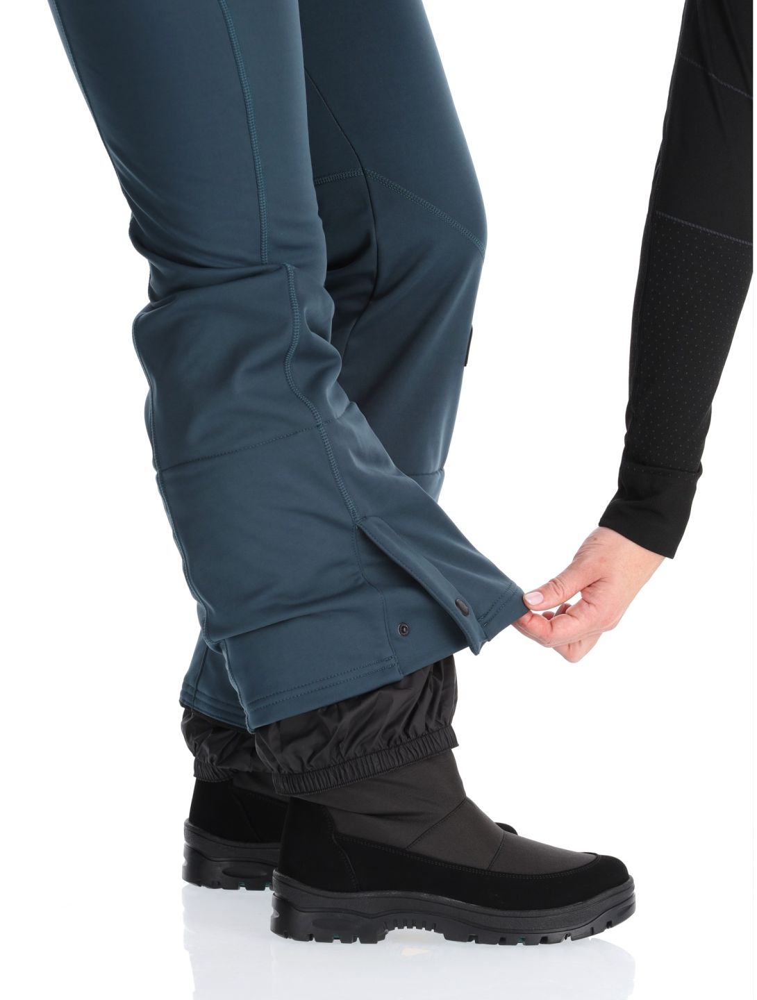 O'Neill, Blessed Softshell Hybrid Skinny pantalon de ski en softshell femmes Alma Steel bleu 