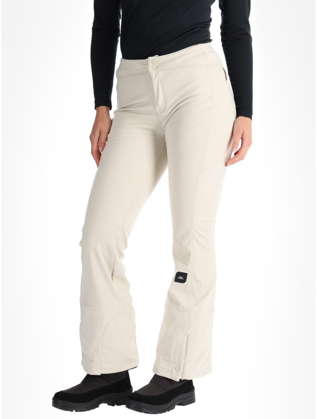 O'Neill, Blessed Softshell Hybrid Skinny pantalon de ski en softshell femmes Atmosphere blanc 