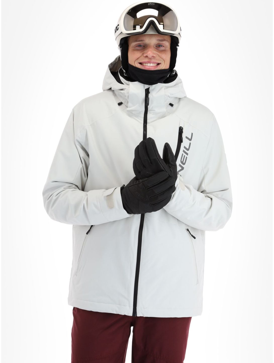 O'Neill, Hammer veste de ski hommes London Fog blanc 