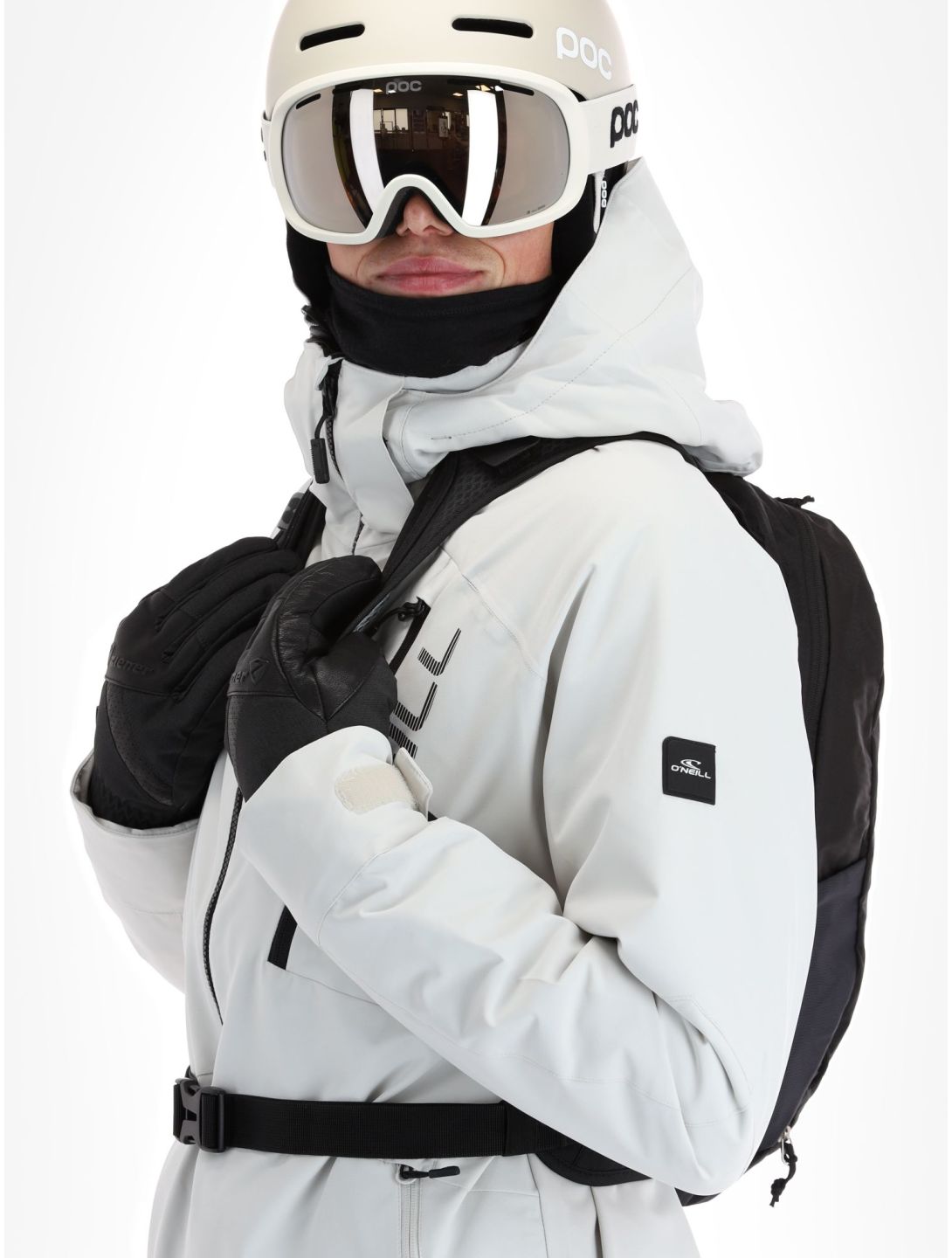 O'Neill, Hammer veste de ski hommes London Fog blanc 