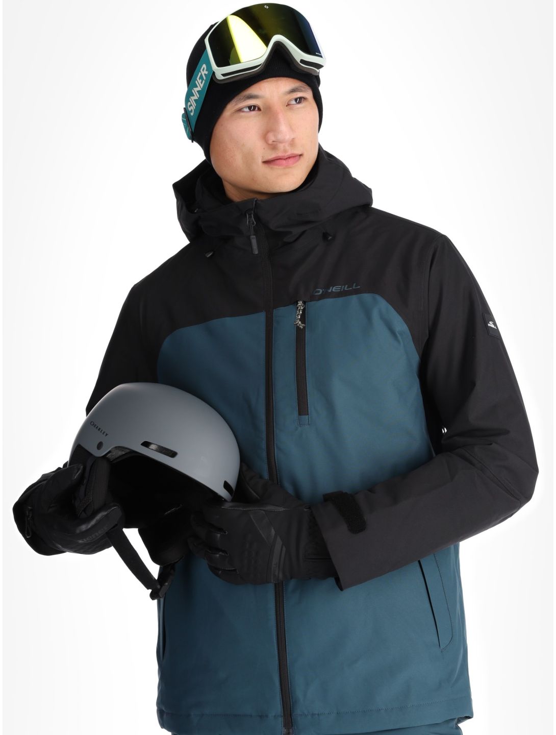 O'Neill, Hammer Plus Snow veste de ski hommes Alma Steel bleu, noir 