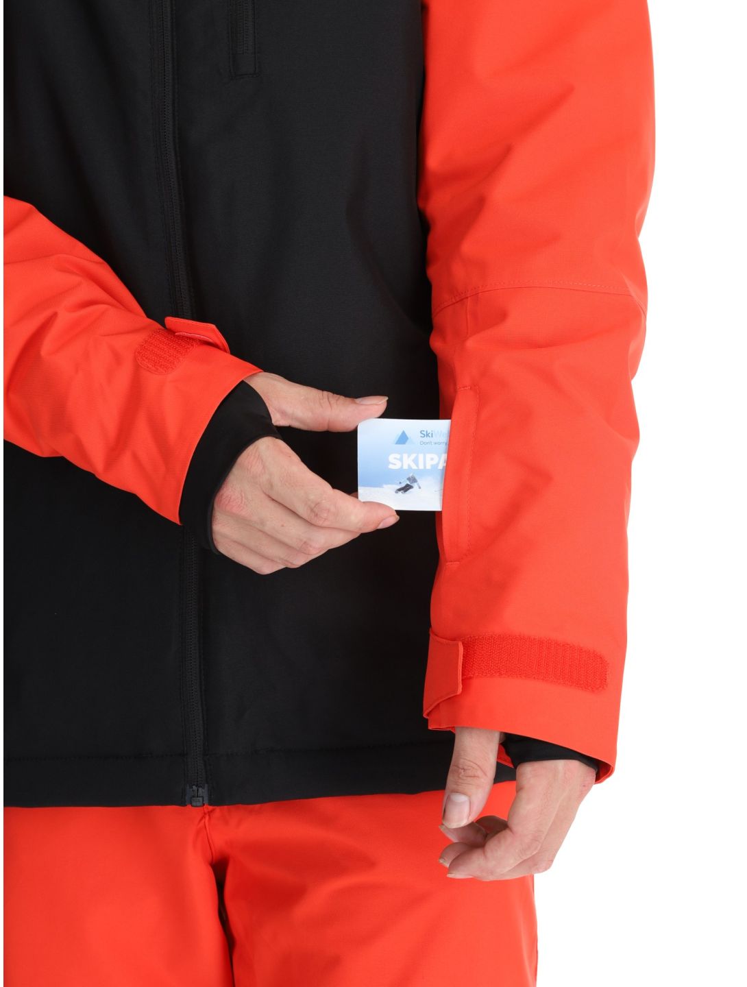 O'Neill, Hammer Plus Snow veste de ski hommes Black Out Colour Block noir, orange 