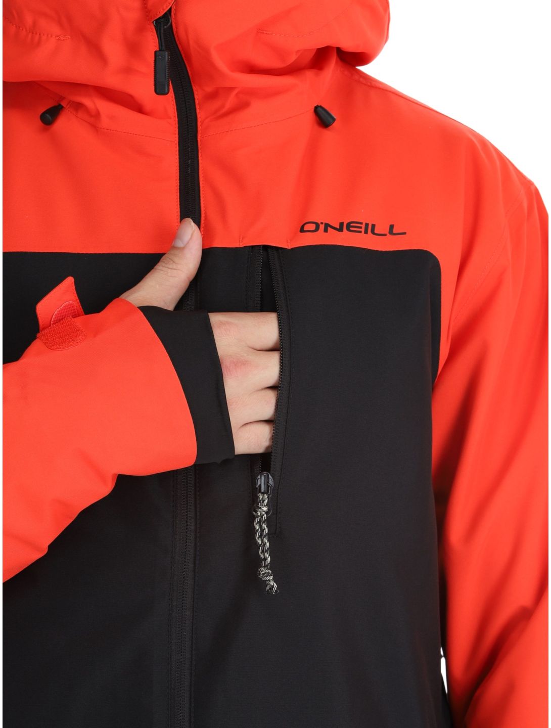 O'Neill, Hammer Plus Snow veste de ski hommes Black Out Colour Block noir, orange 