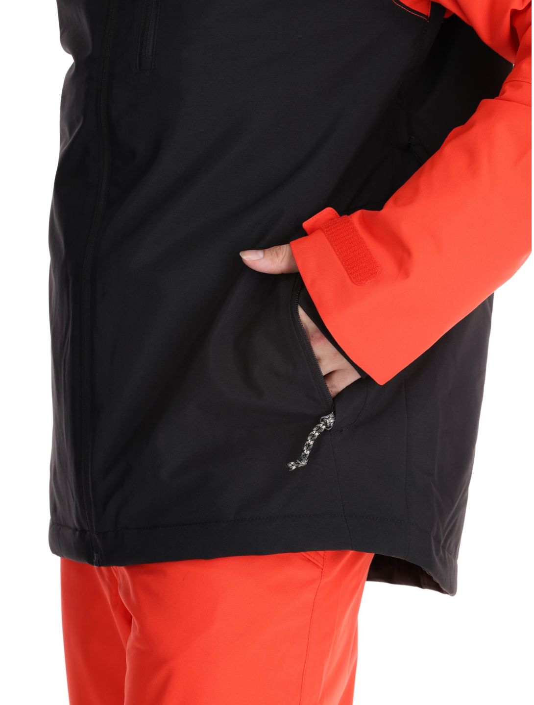 O'Neill, Hammer Plus Snow veste de ski hommes Black Out Colour Block noir, orange 