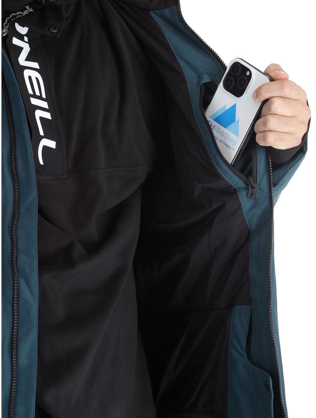 O'Neill, Hammer Snow veste de ski hommes Alma Steel bleu 