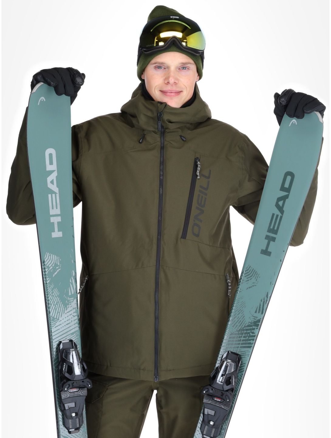 O'Neill, Hammer Snow veste de ski hommes Forest Night vert 