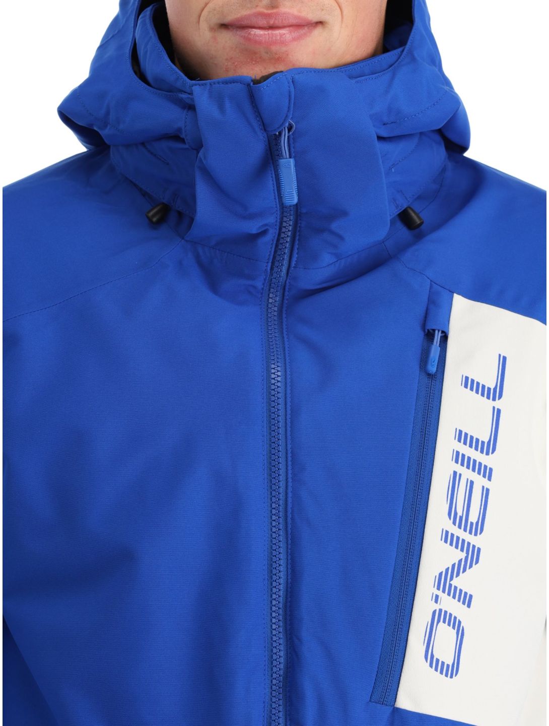 O'Neill, Jacksaw veste de ski hommes Surf the Web Colour Block bleu, gris 