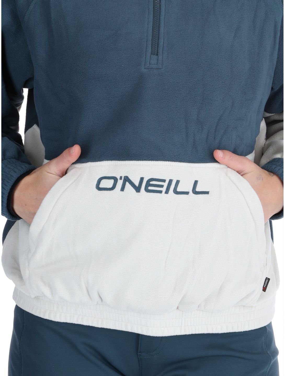 O'Neill, O'riginals Polartec 100HZ pull femmes Alma Steel blanc, bleu 