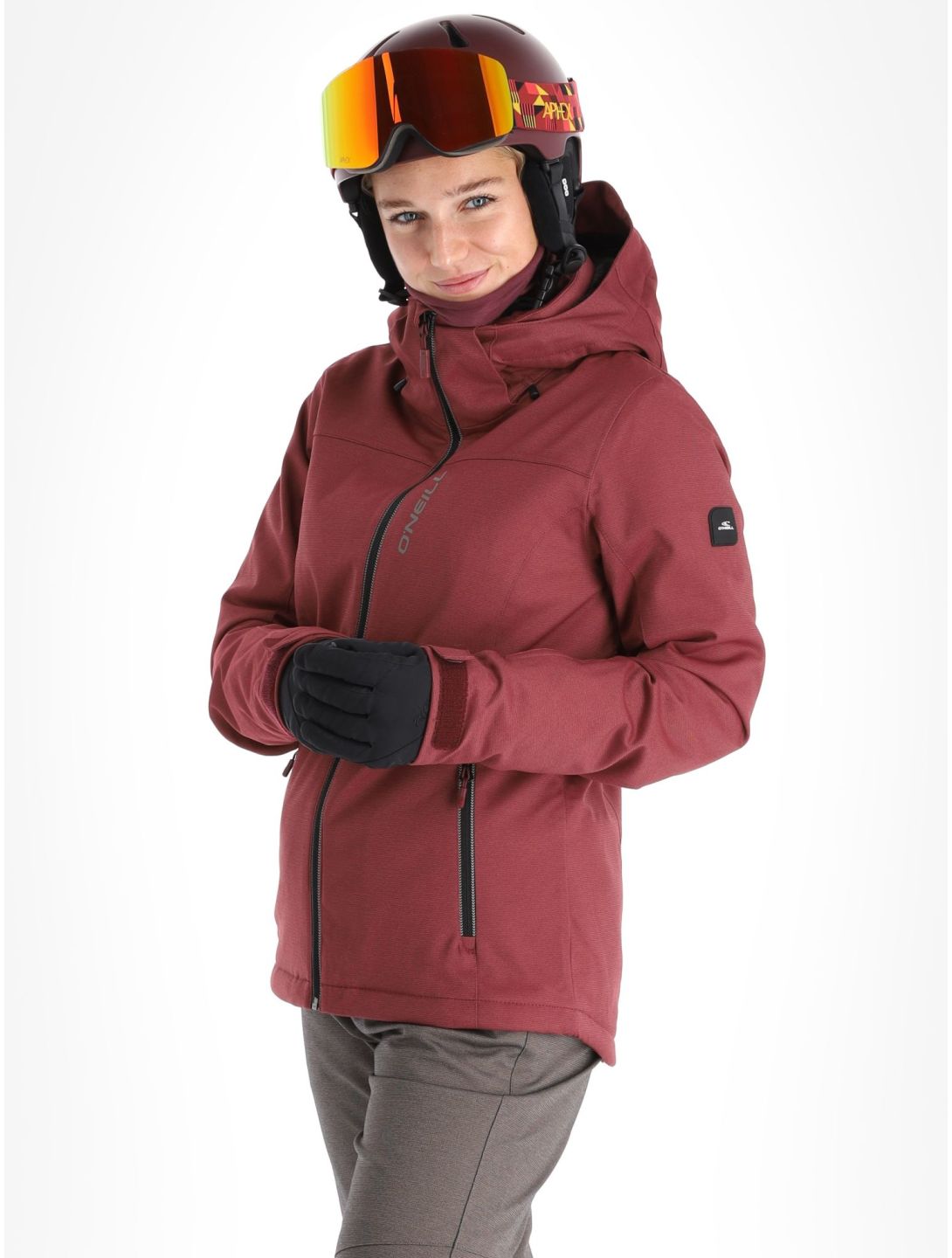 O'Neill, Stuvite veste de ski femmes Windsor Wine bordeaux 