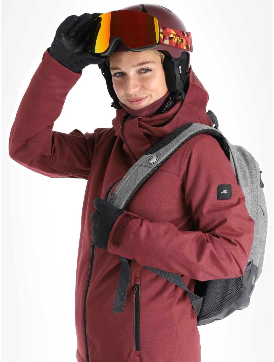 O'Neill, Stuvite veste de ski femmes Windsor Wine bordeaux 