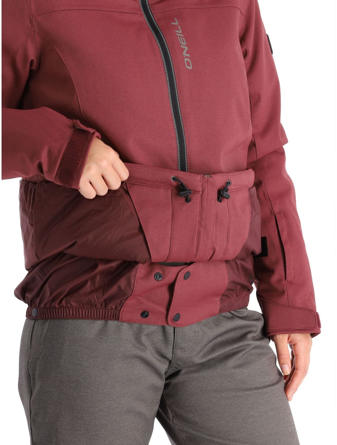 O'Neill, Stuvite veste de ski femmes Windsor Wine bordeaux 