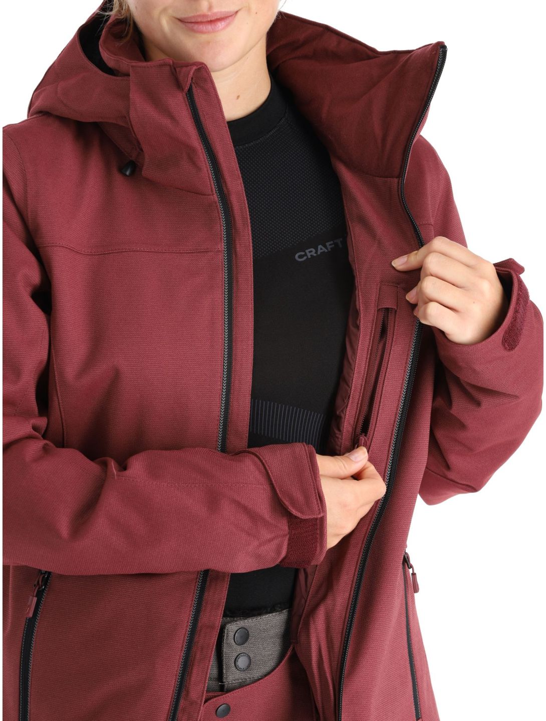 O'Neill, Stuvite veste de ski femmes Windsor Wine bordeaux 