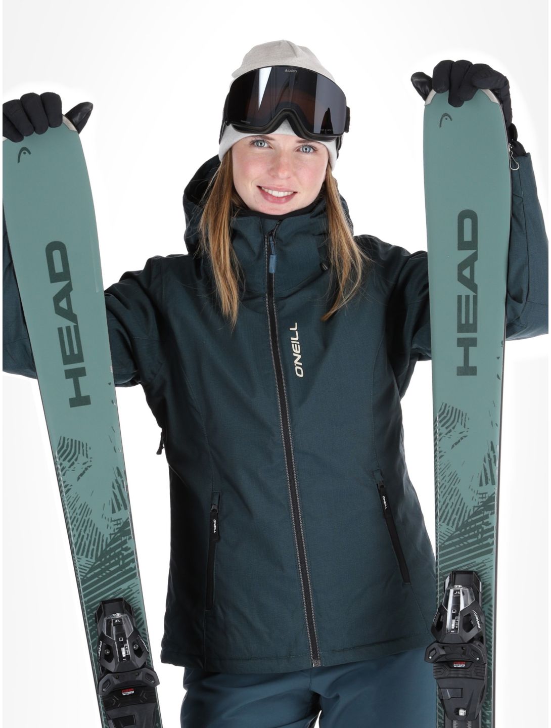 O'Neill, Stuvite Snow veste de ski femmes Alma Steel bleu 