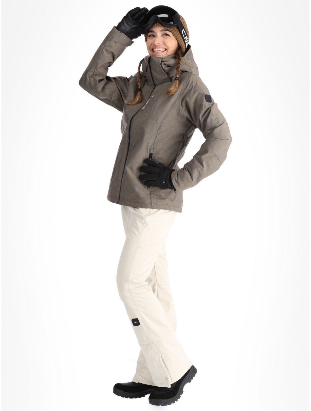 O'Neill, Stuvite Snow veste de ski femmes Concrete gris 