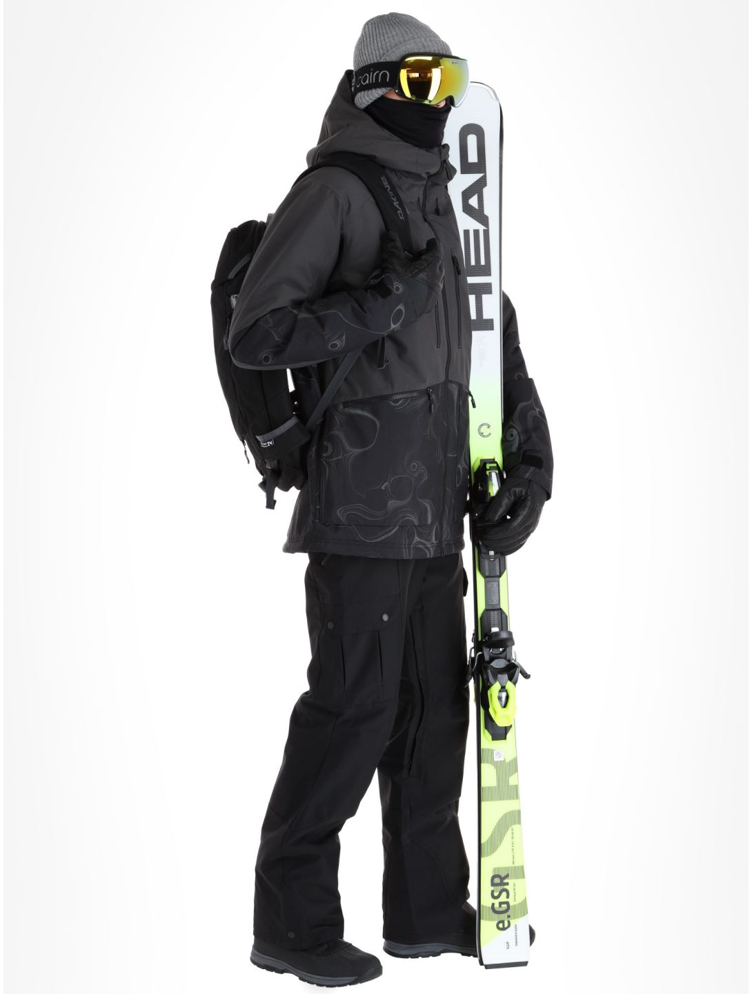 O'Neill, Texture veste de ski hommes Black Out Colour Block noir 