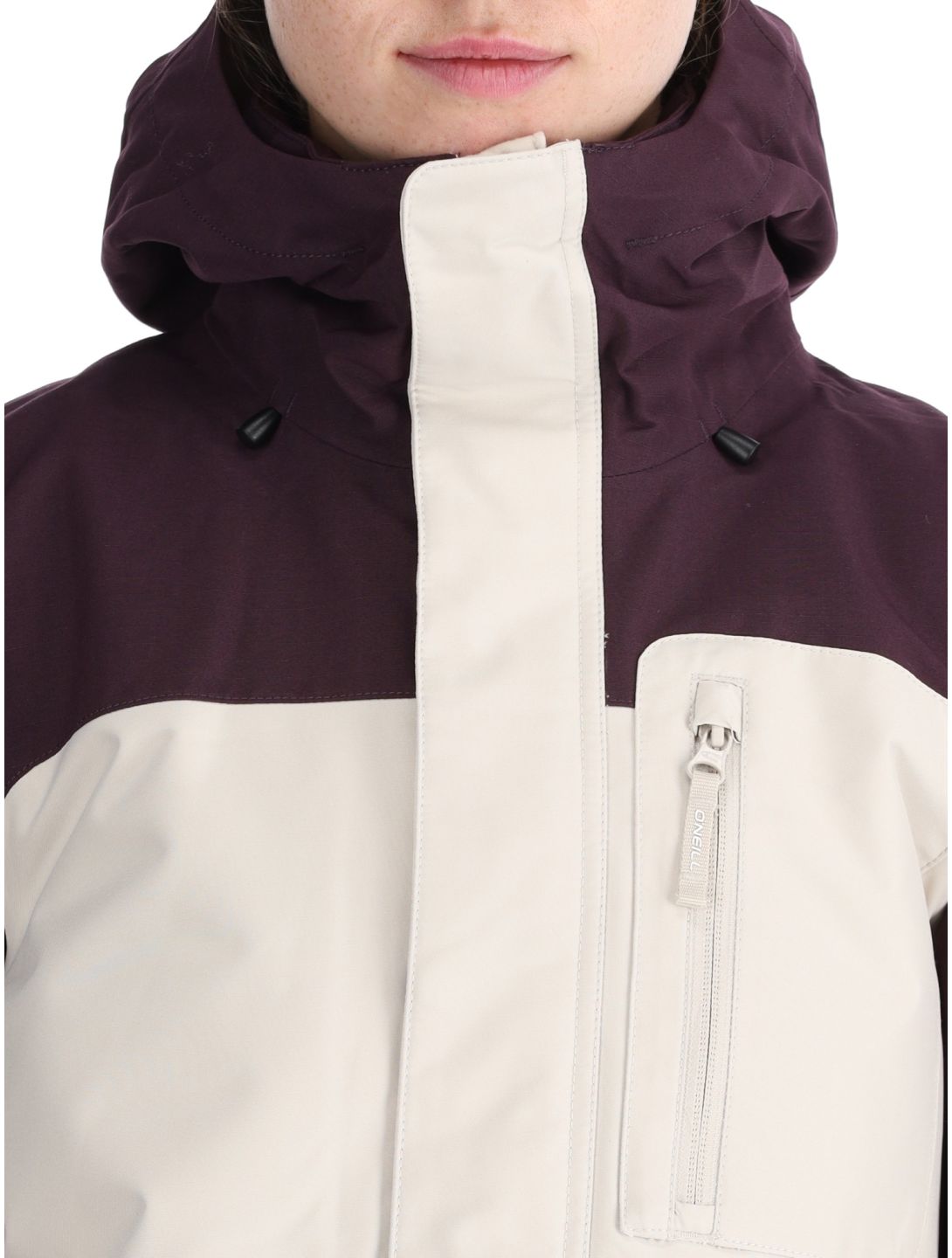 O'Neill, Utility Hybrid veste de ski femmes Atmosphere Colour Block blanc, violet 