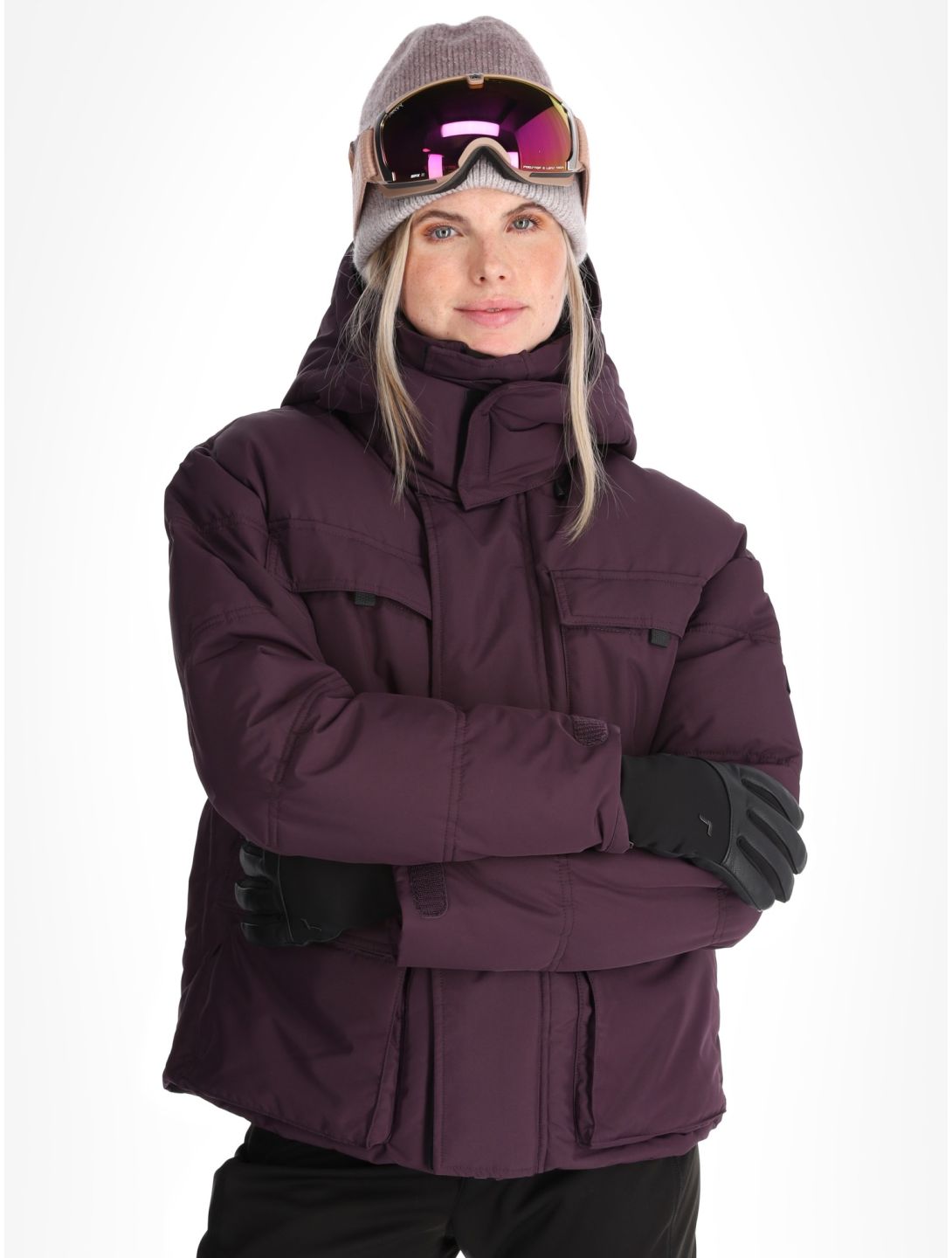 O'Neill, Z.E.N. Hybdrid veste de ski femmes Aubergine violet 