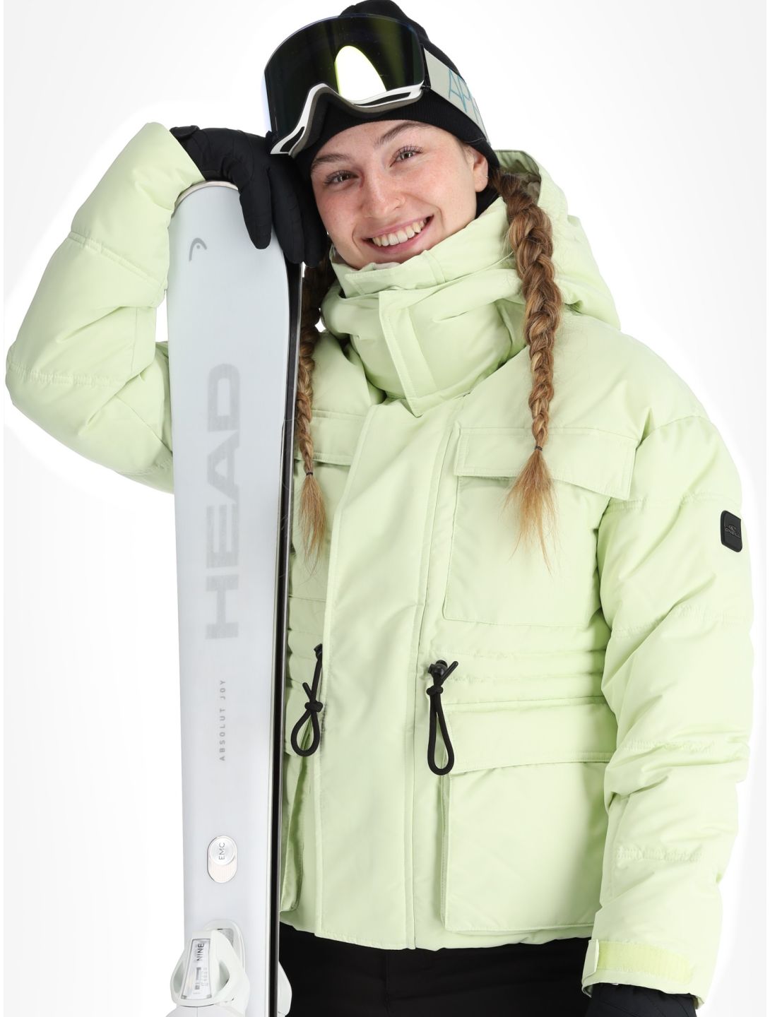 O'Neill, Z.E.N. Hybdrid veste de ski femmes Lime Wash jaune 