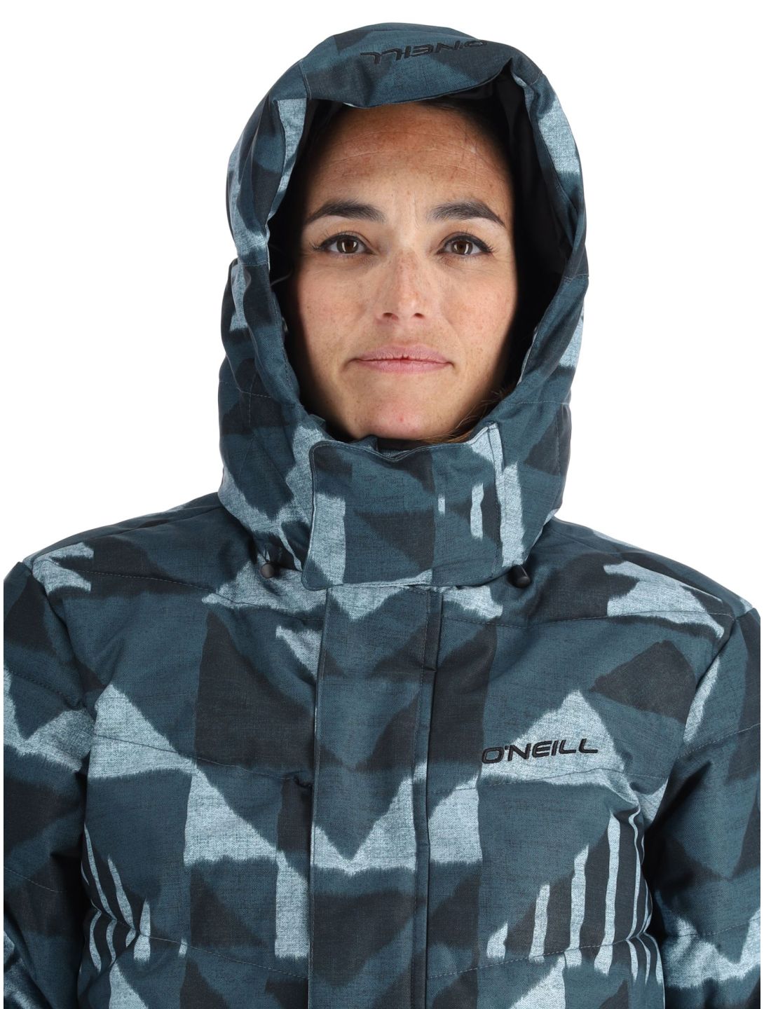 O'Neill, Z.E.N. Puffer Hybrid veste de ski femmes Blue Triangle Ikat bleu 