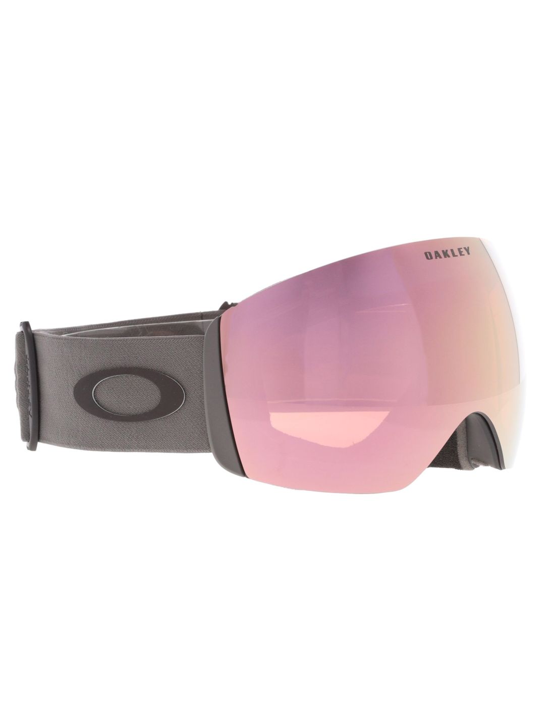 Oakley, Flight Deck L lunettes de ski unisexe Matte Forged Iron - Prizm Rose Gold Iridium gris 