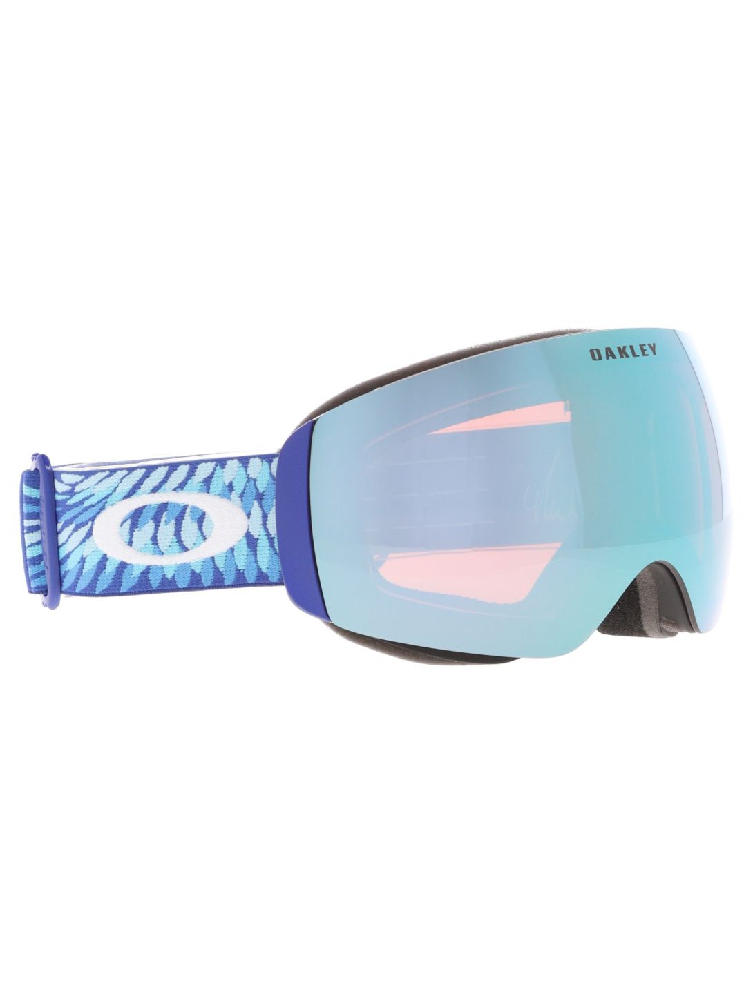 Oakley, Flight Deck M lunettes de ski unisexe Mikaela Siffrin Signature - Prizm Snow Sapphire Iridium bleu 