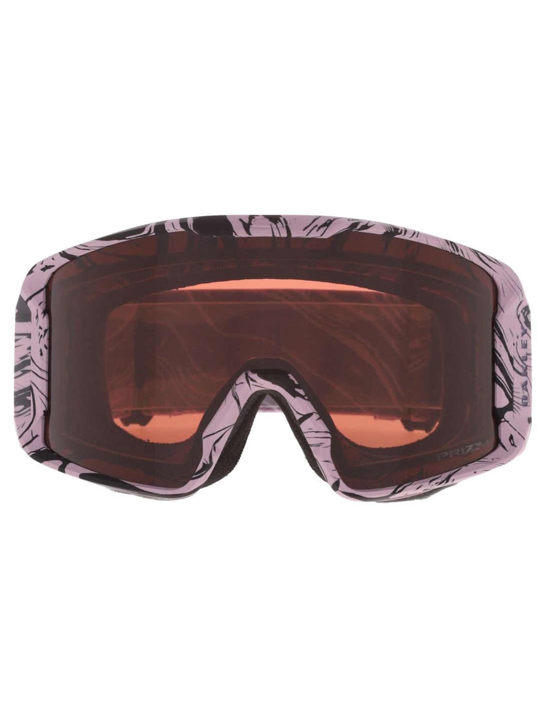 Oakley, Line Miner L lunettes de ski unisexe Toadstool Swirl - Prizm Snow Garnet rose 