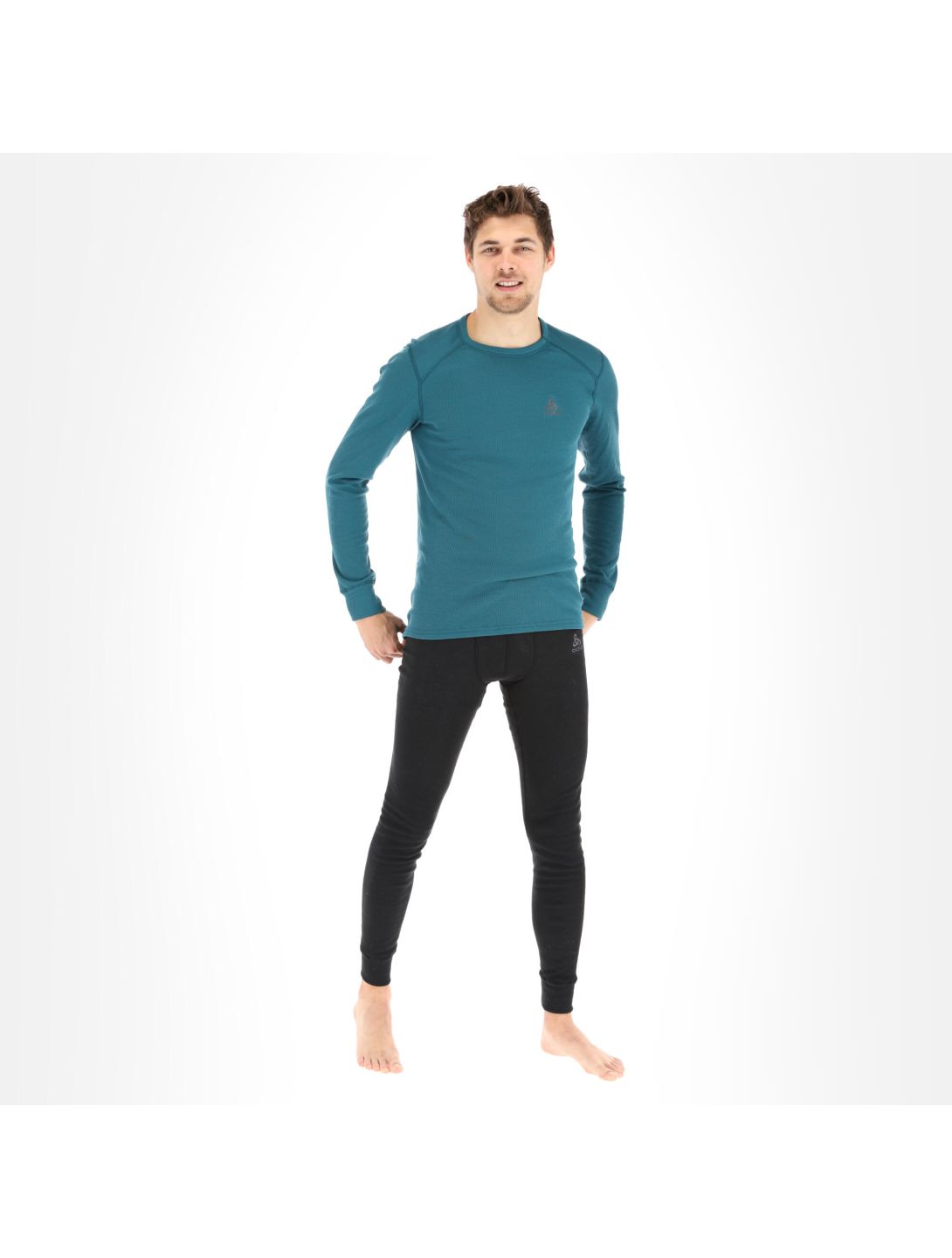 Odlo, Active Warm 2 Pack chemise thermo hommes diving navy bleu 