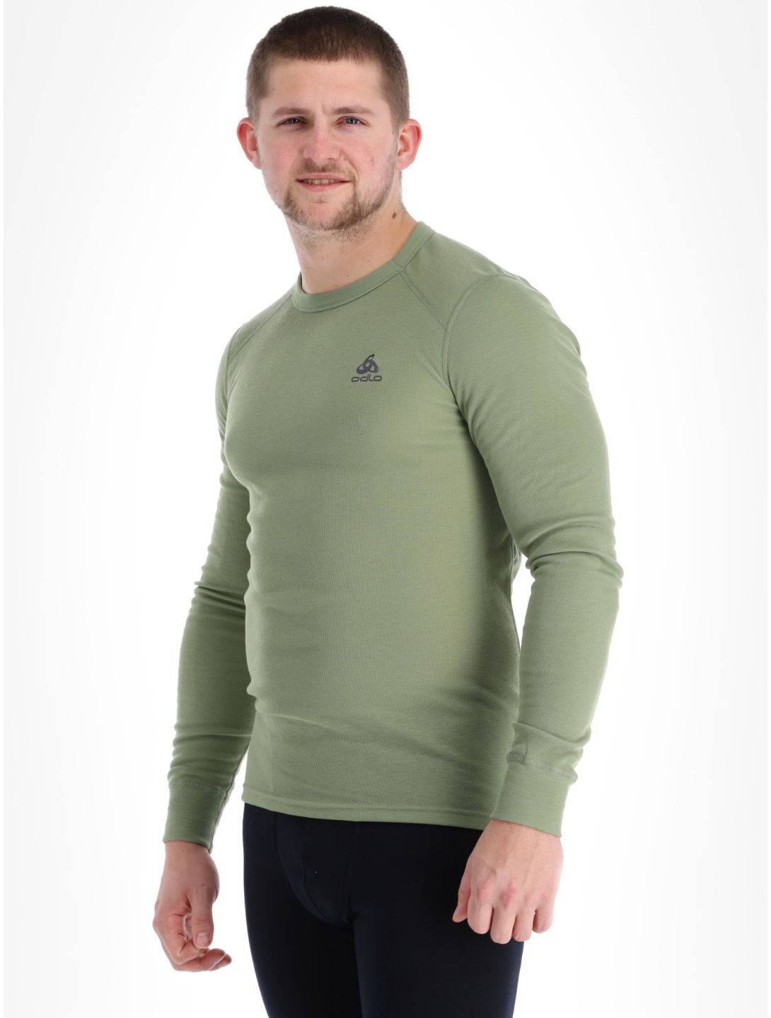 Odlo, Active Warm Eco chemise thermo hommes Matte Green vert 