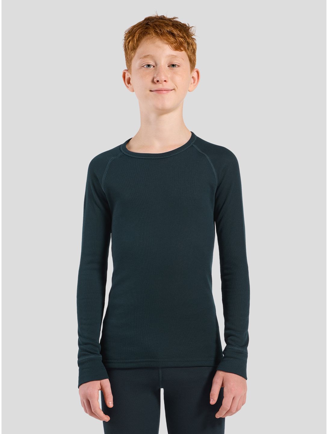 Odlo, Active Warm Eco chemise thermo enfants Dark Sapphire bleu 