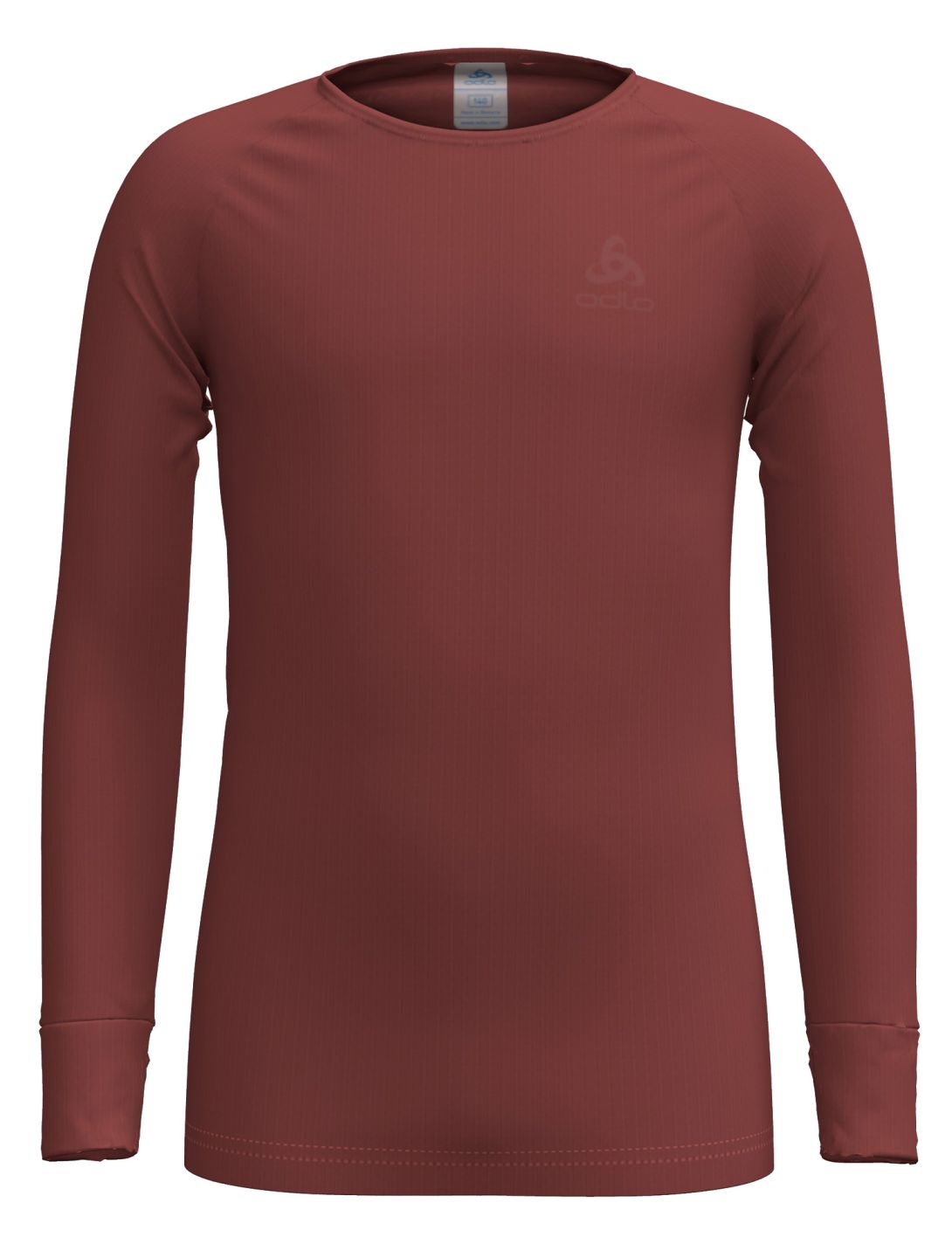 Odlo, Active Warm Eco chemise thermo enfants Spiced Apple bordeaux 