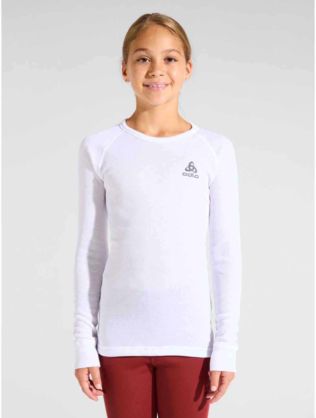 Odlo, Active Warm Eco chemise thermo enfants White blanc 